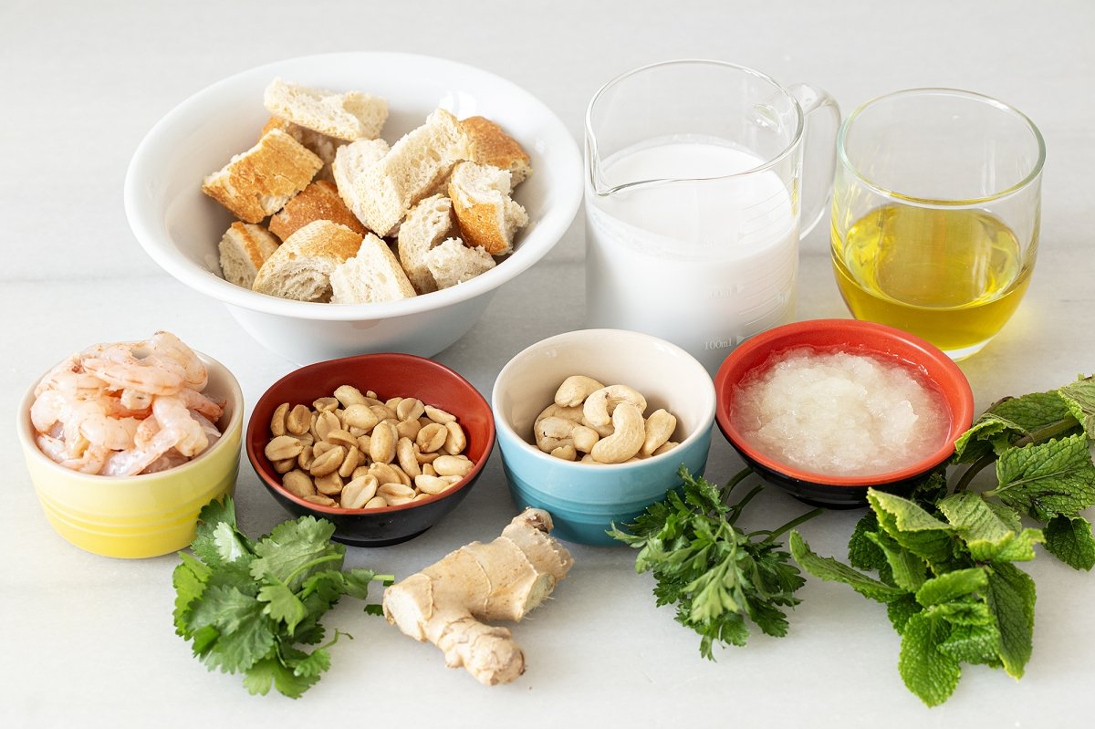 Ingredientes para hacer vatapá