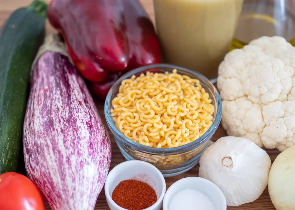 Fideuá de verduras 1 Ingredientes para la fideuá de verduras
