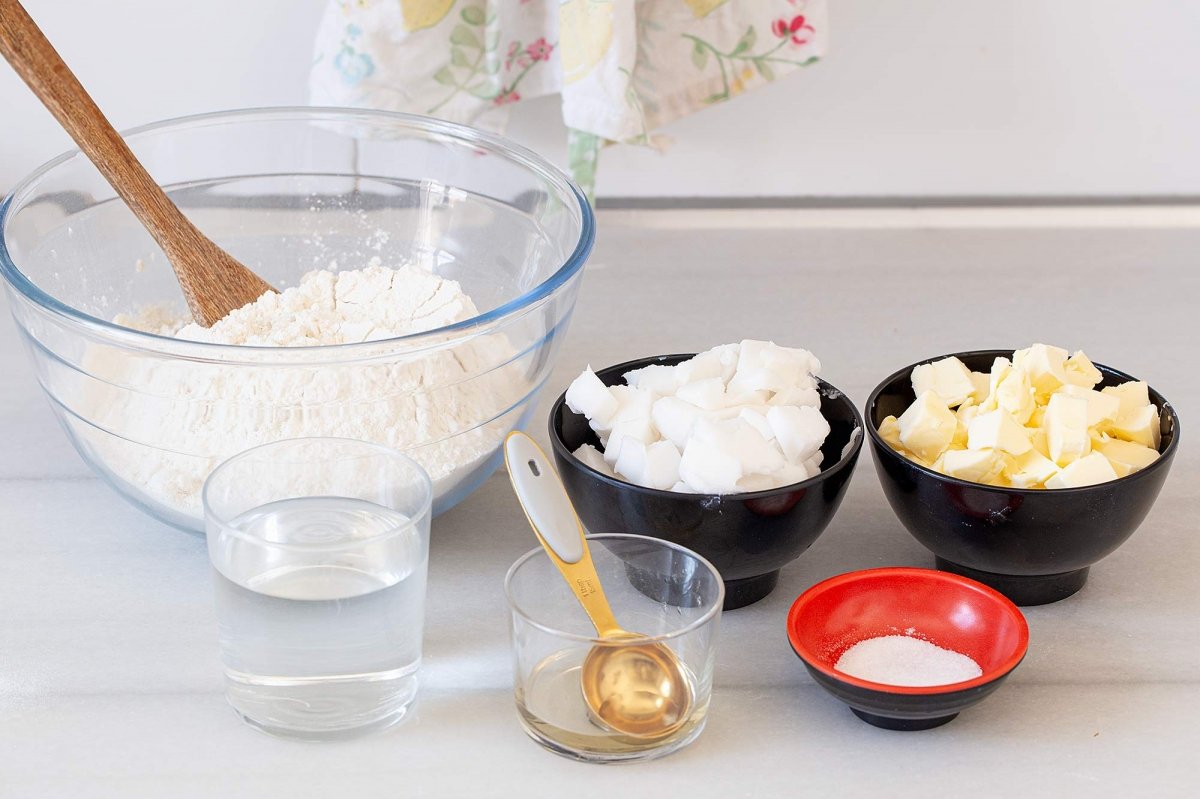 Ingredientes para la masa quebrada