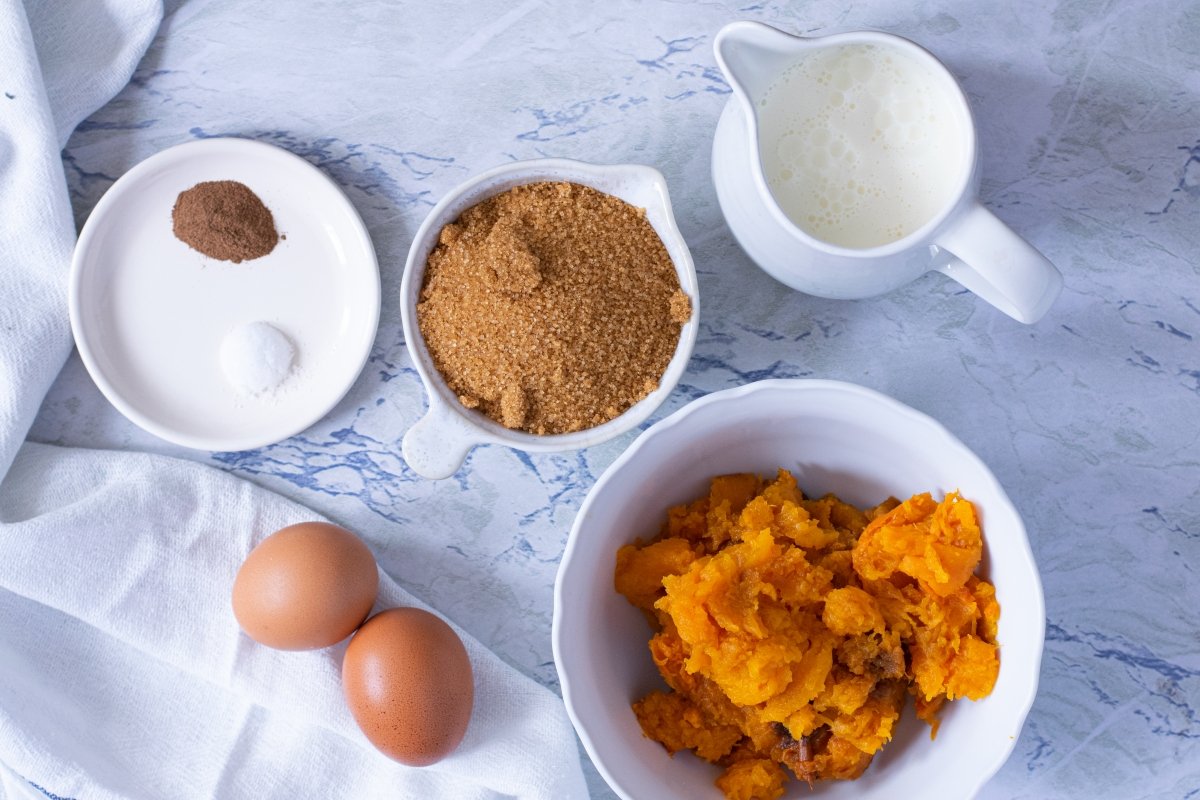 Ingredientes para la tarta de Halloween