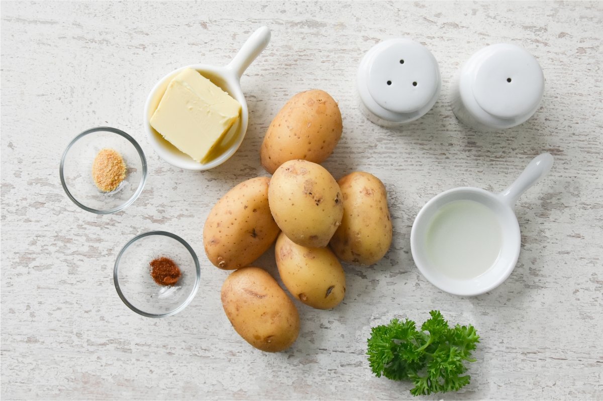 Ingredientes para las patatas a la plancha