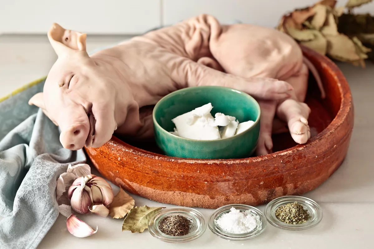 Ingredientes del cochinillo al horno