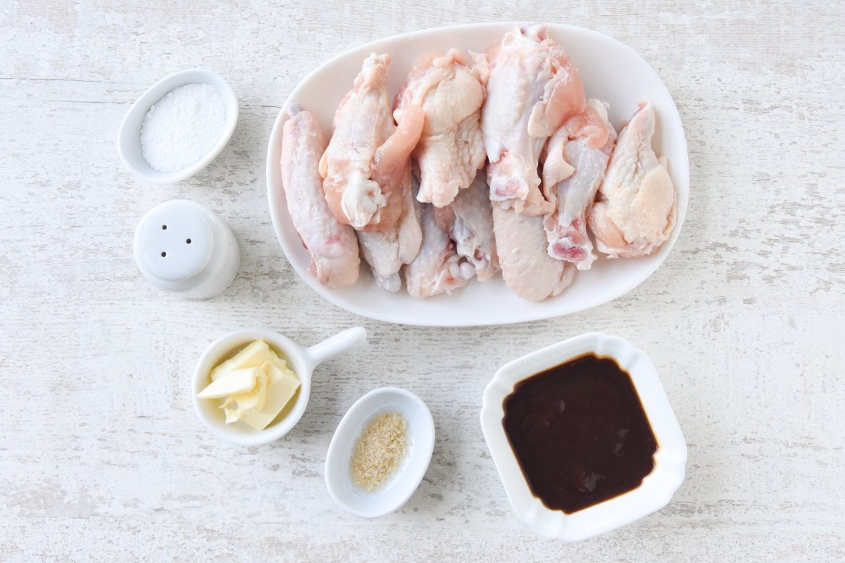 Ingredientes para preparar buffalo wings
