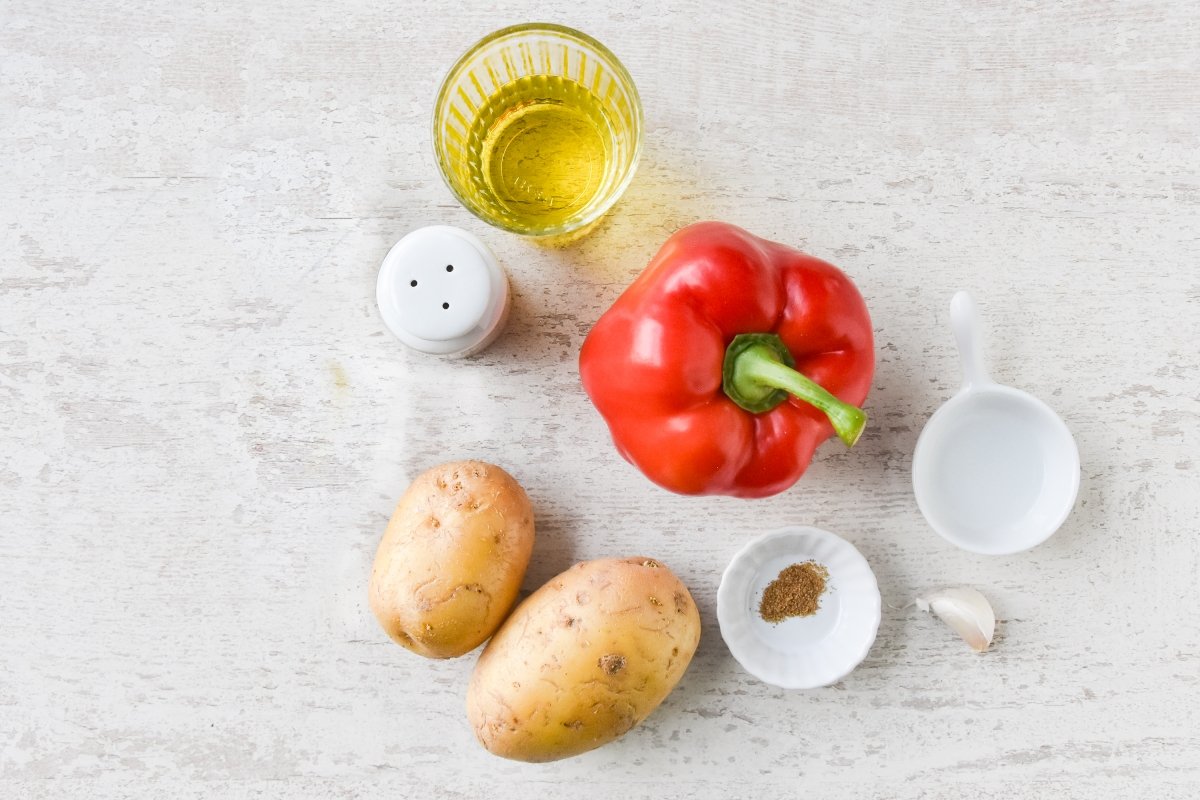 Ingredientes para preparar el ajilimojili