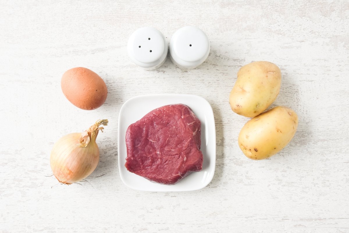 Ingredientes para preparar la chorrillana