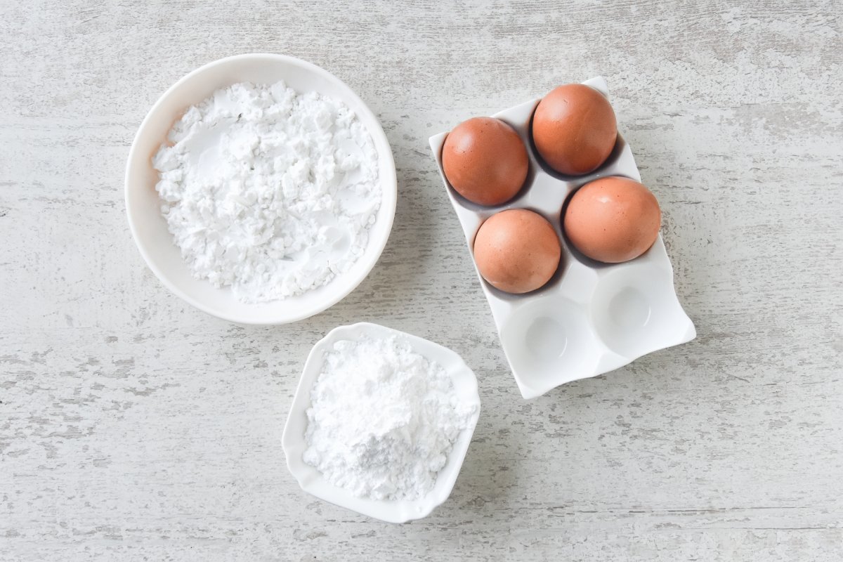 Ingredientes para preparar la coca de cuarto