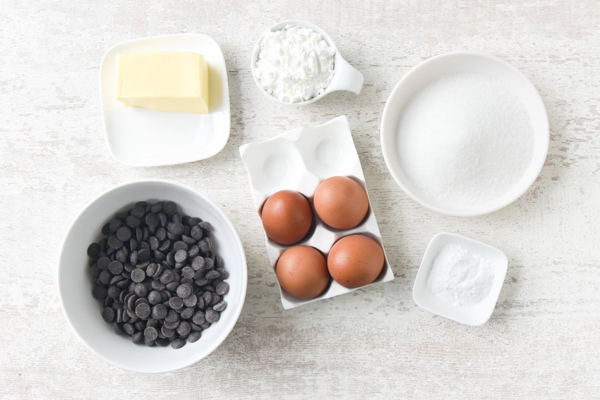 Ingredientes para preparar la torta tenerina
