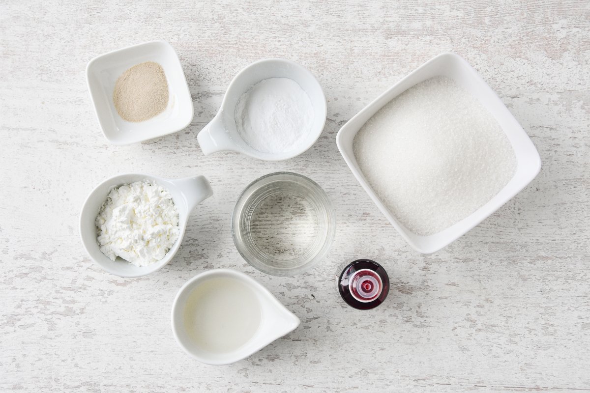 Ingredientes para preparar las delicias turcas