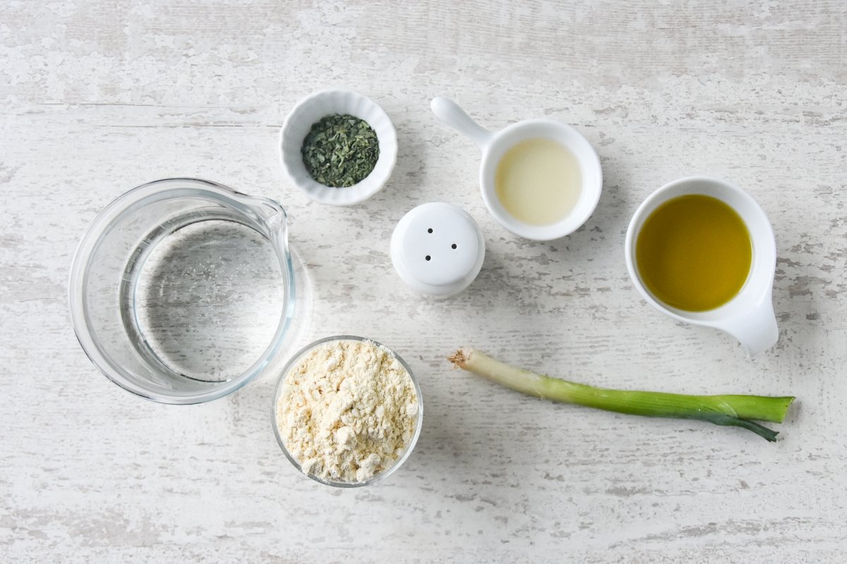 Ingredientes para preparar los huevos de fraile