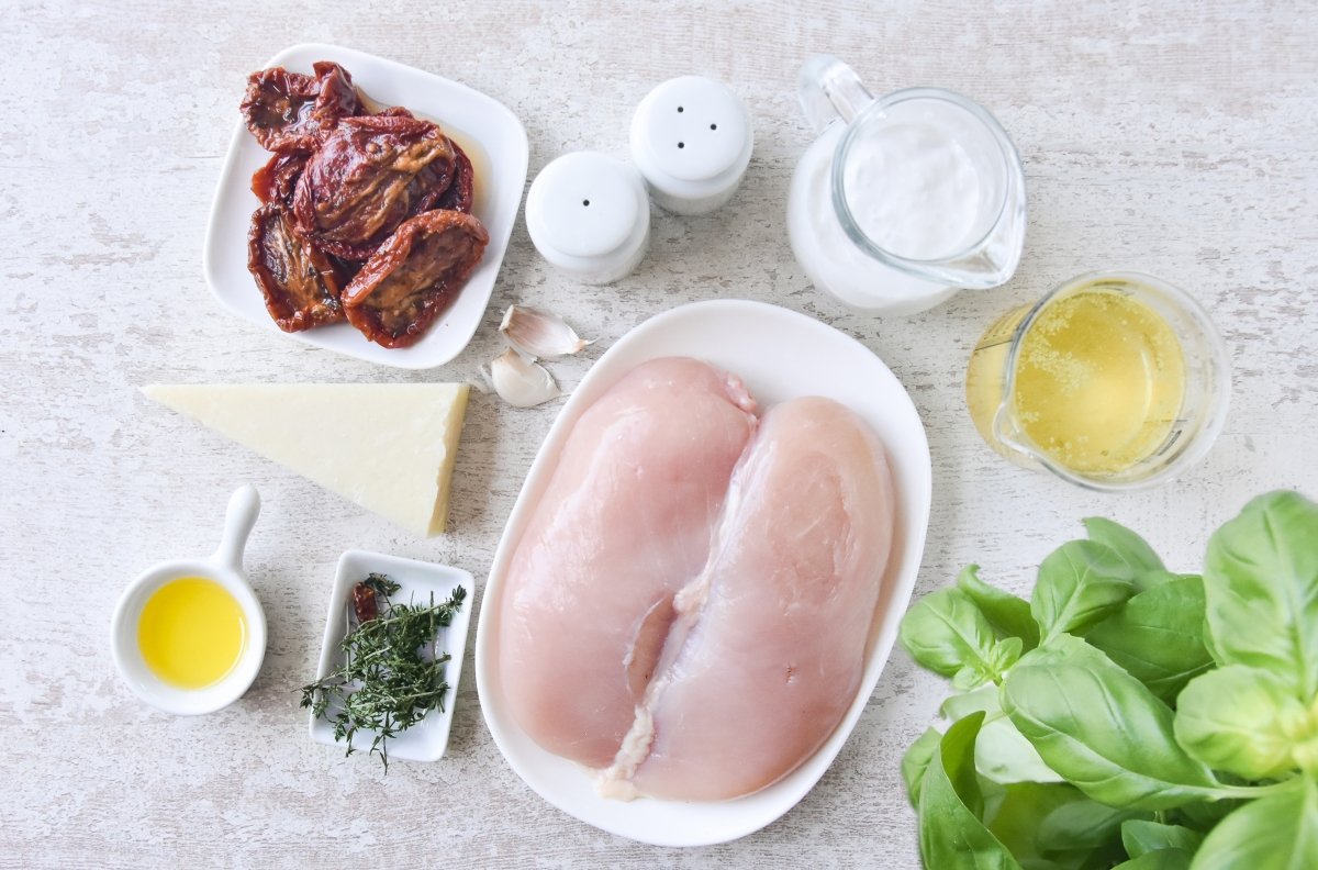 Ingredientes para preparar Marry Me Chicken