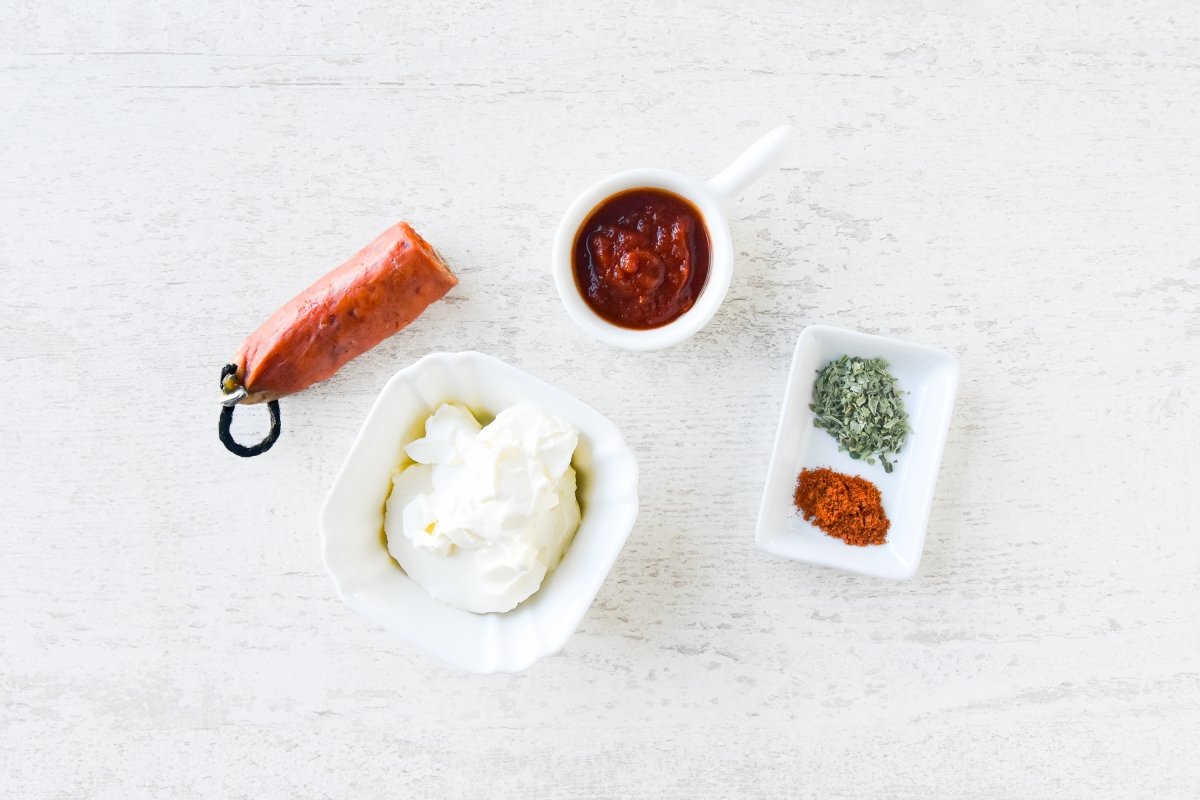 Ingredientes para preparar paté de chorizo