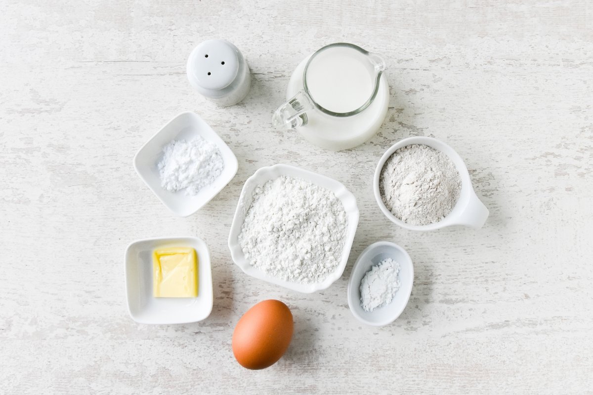 Ingredientes para preparar poffertjes