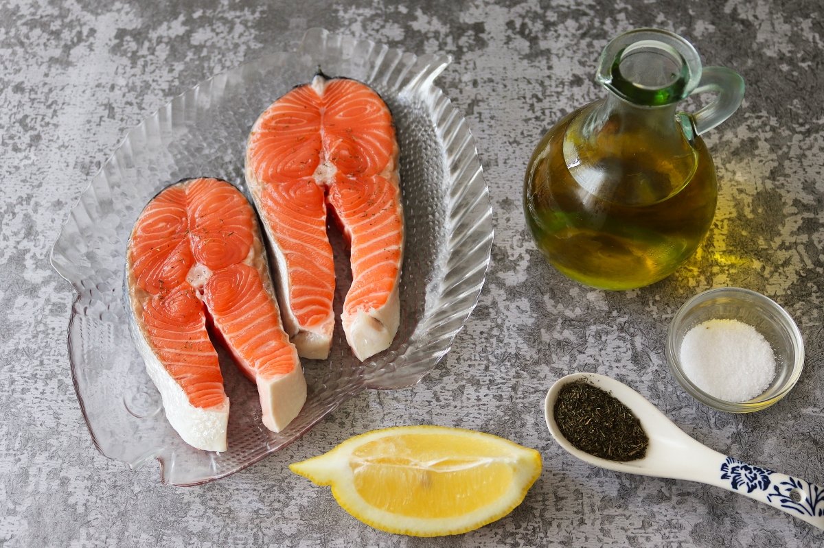 Ingredientes salmón a la plancha fácil