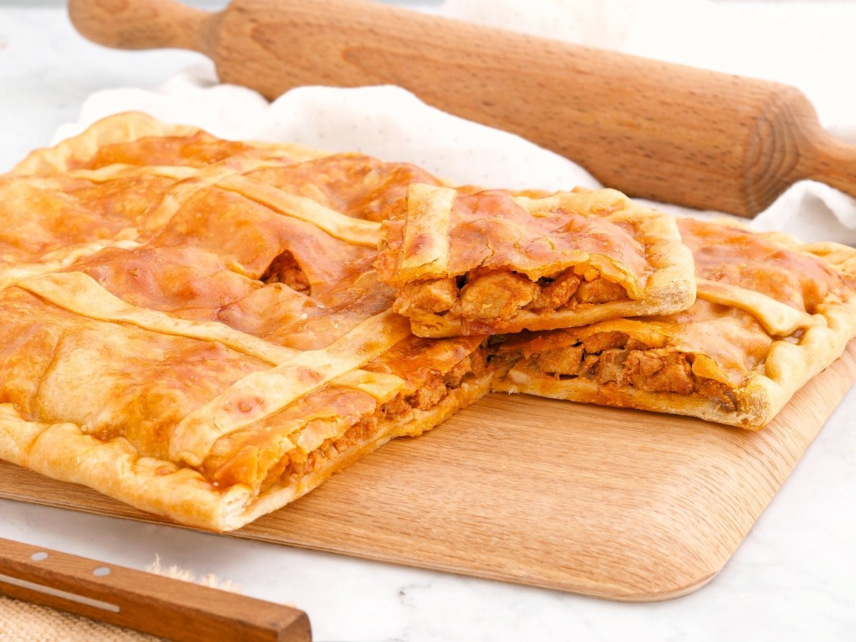 Interior de la empanada de zorza