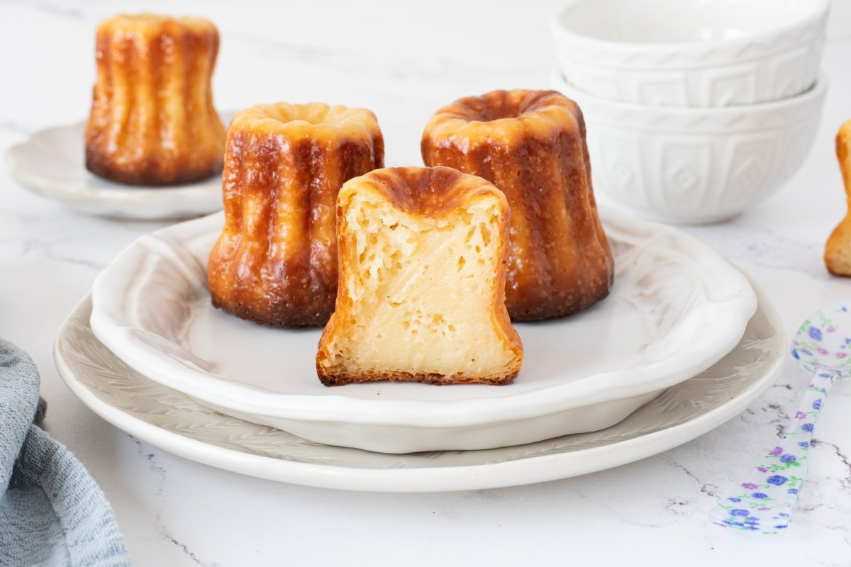 Interior de los cannelés