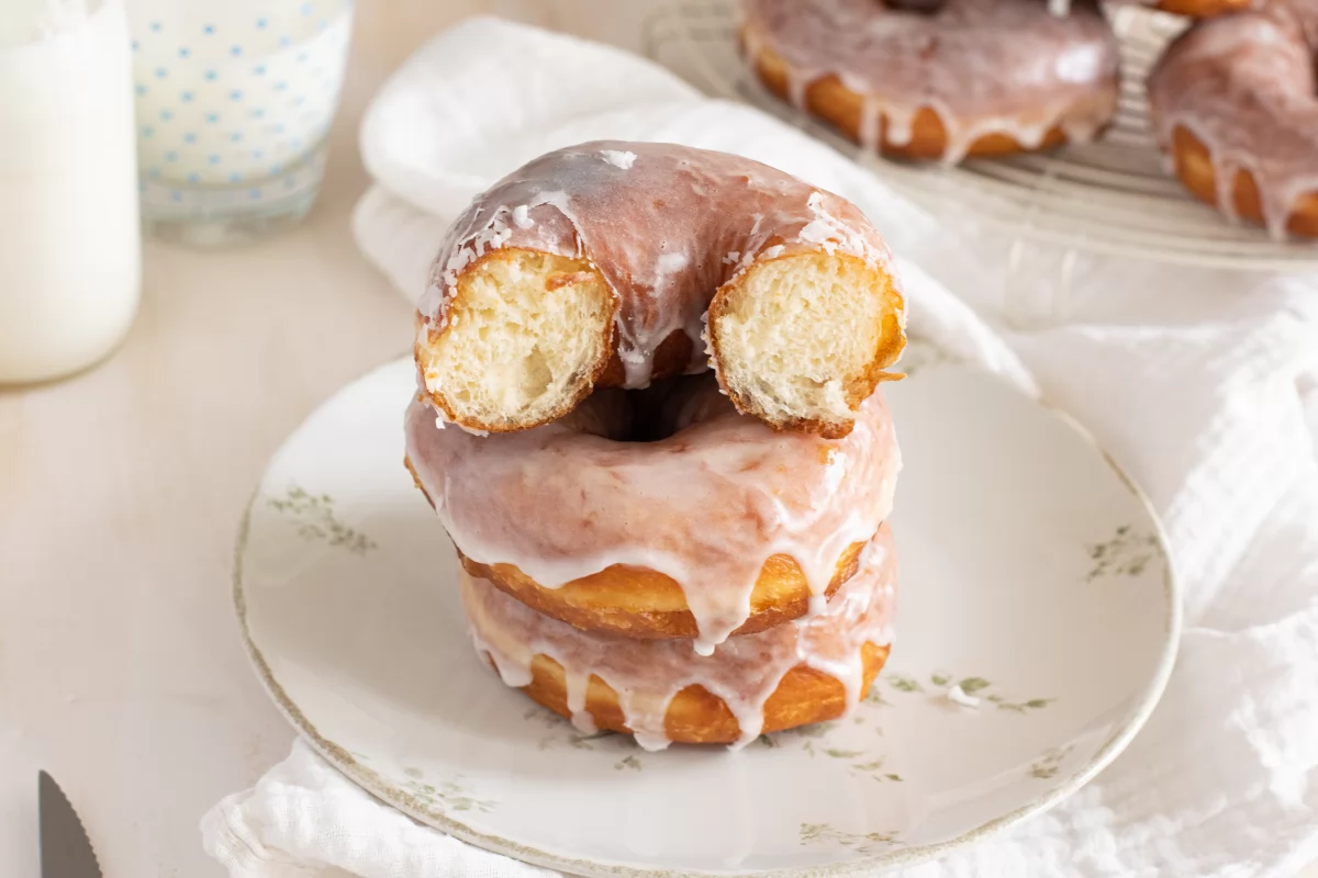 Interior de los donuts