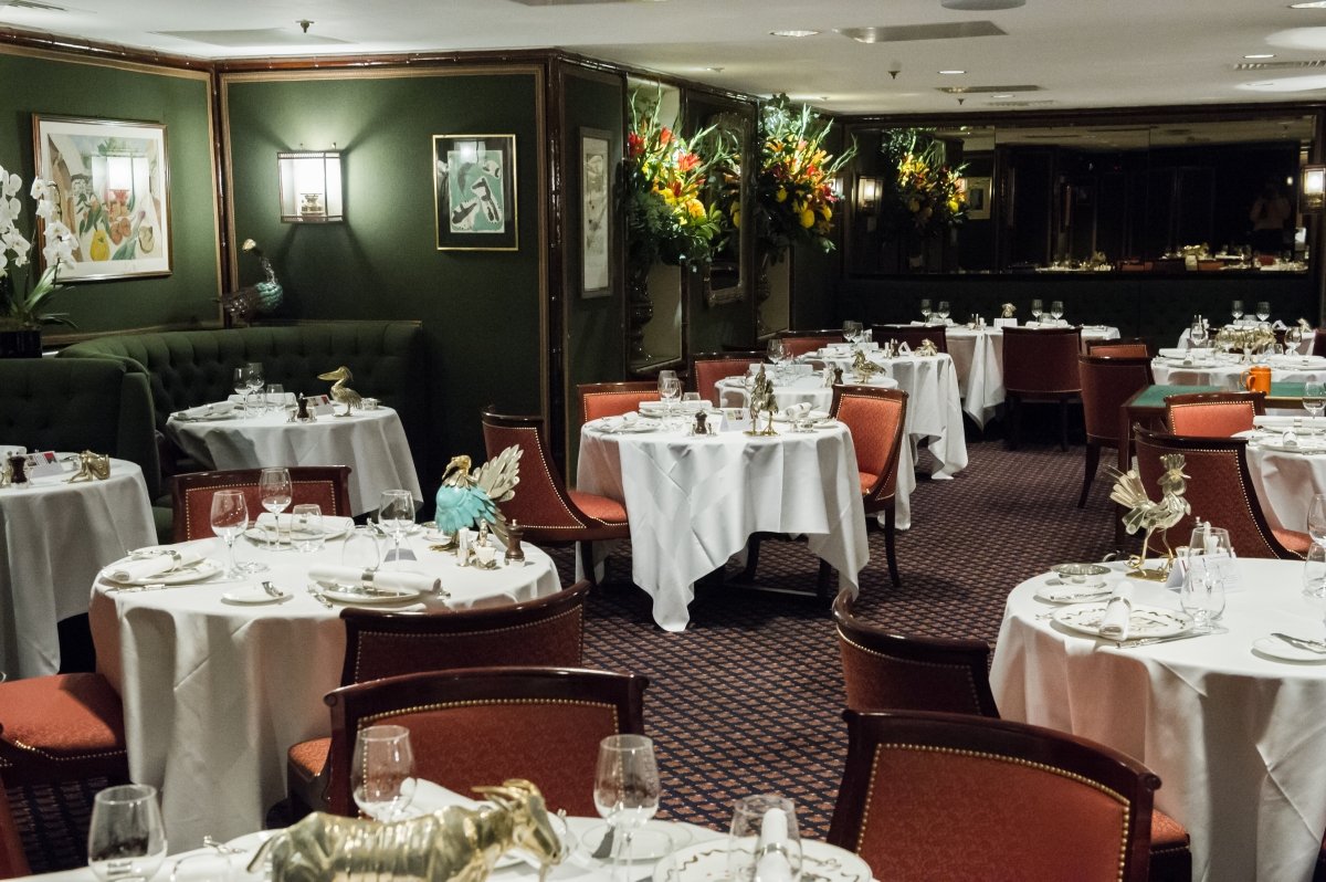 Interior del restaurante Le Gavroche de Londres