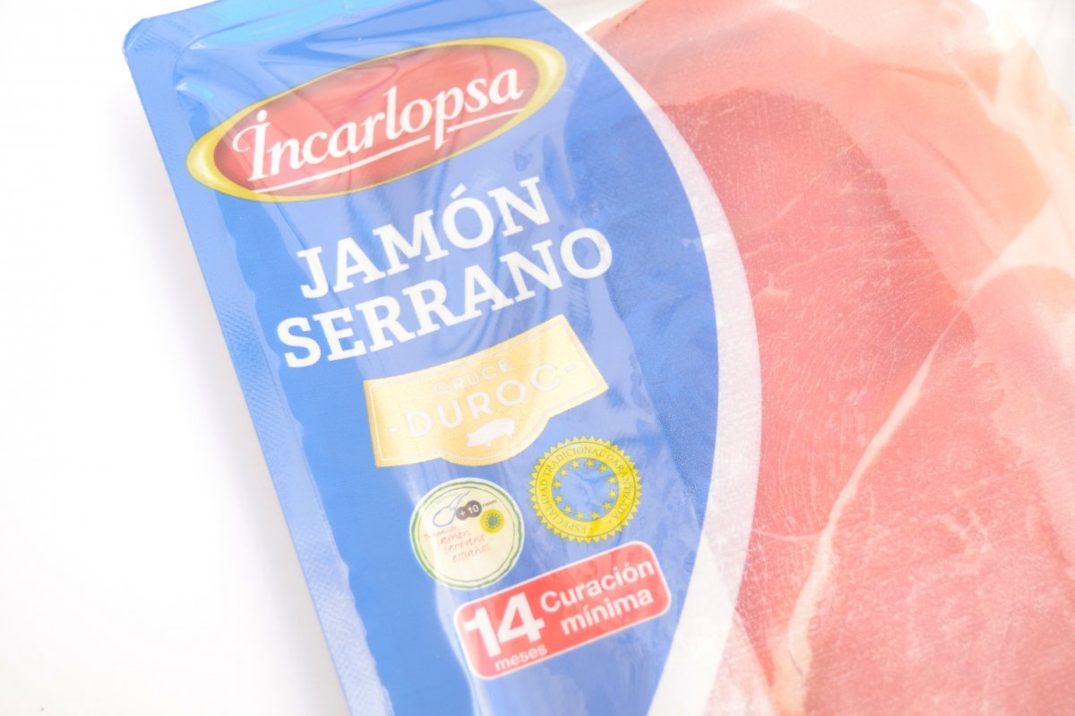 Jamón Incarlopsa de Mercadona con cruces de duroc y 14 meses de curación mínima