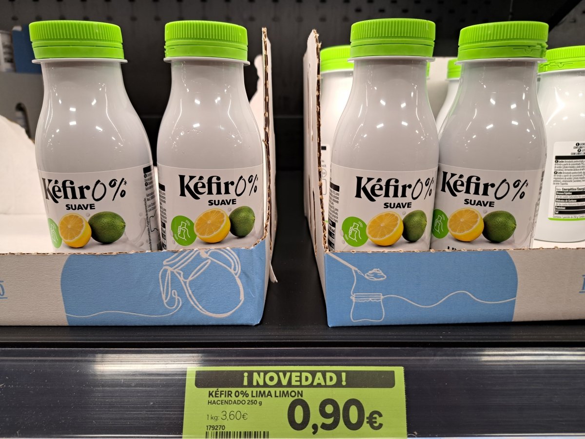 Kéfir 0 % lima limón Hacendado