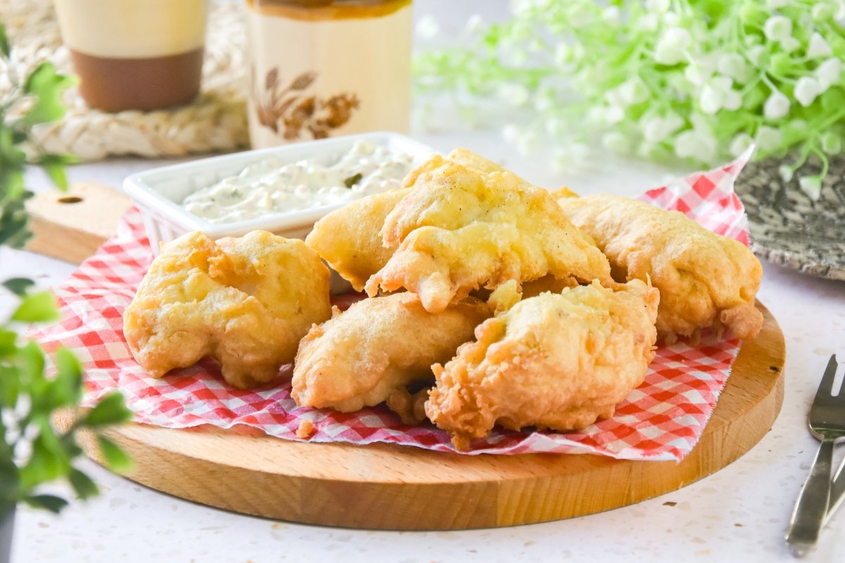 Kibbeling casero