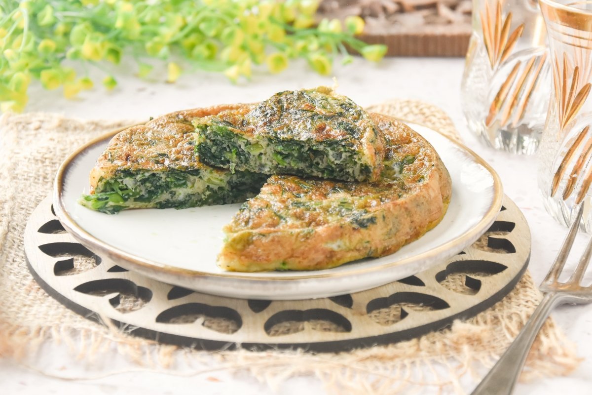 Kuku Sabzi casero