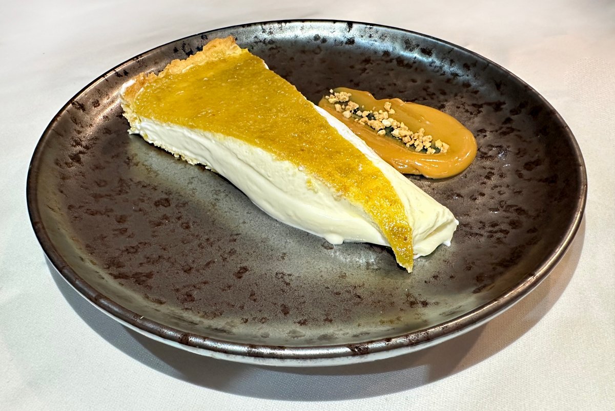 La tarta de queso del restaurante El Fogón de Trifón