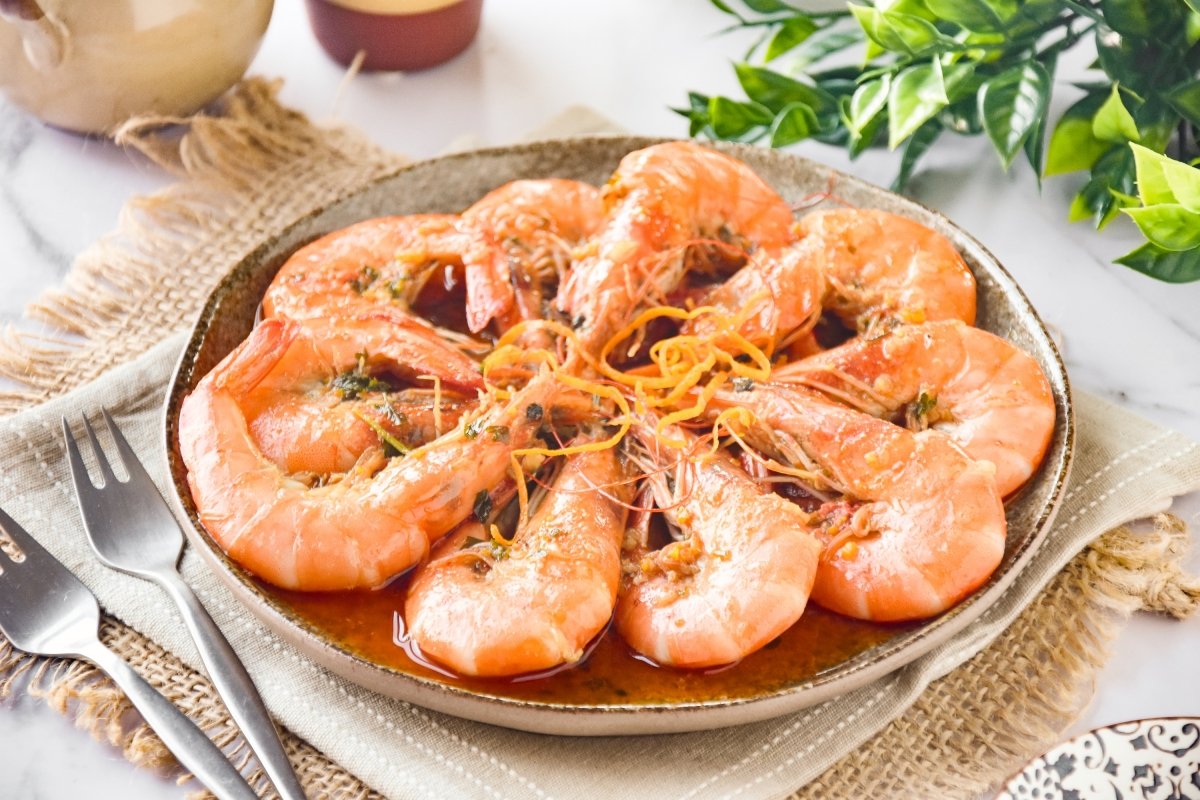 Langostinos al whisky