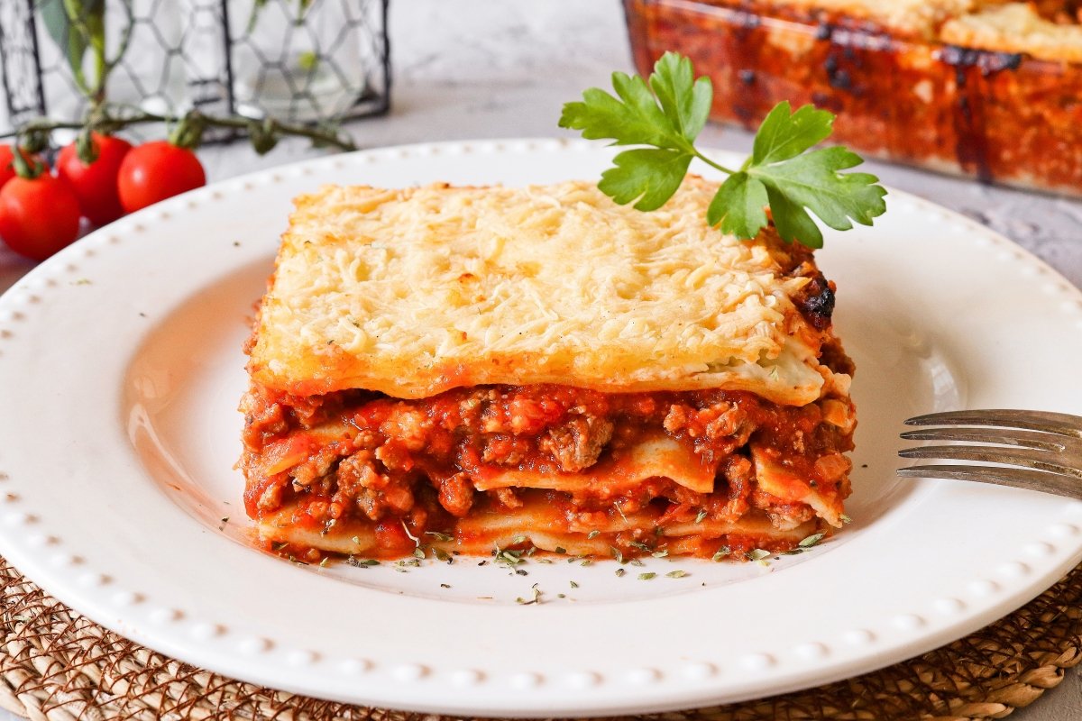Lasaña sin gluten