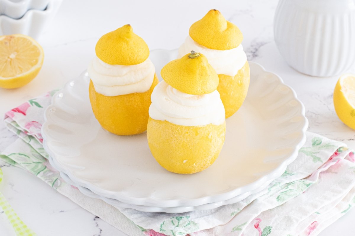 Limón helado listo para servir