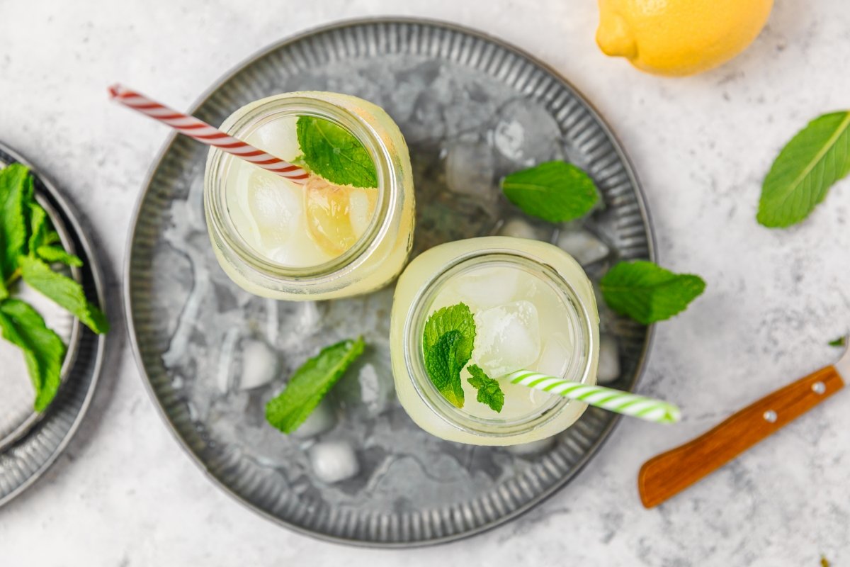 Limonada en Thermomix preparada