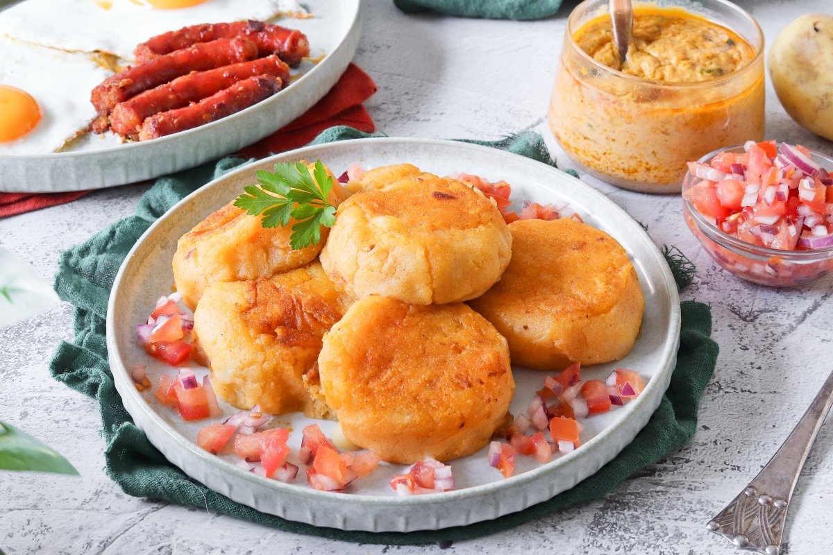 Llapingachos con guarniciones