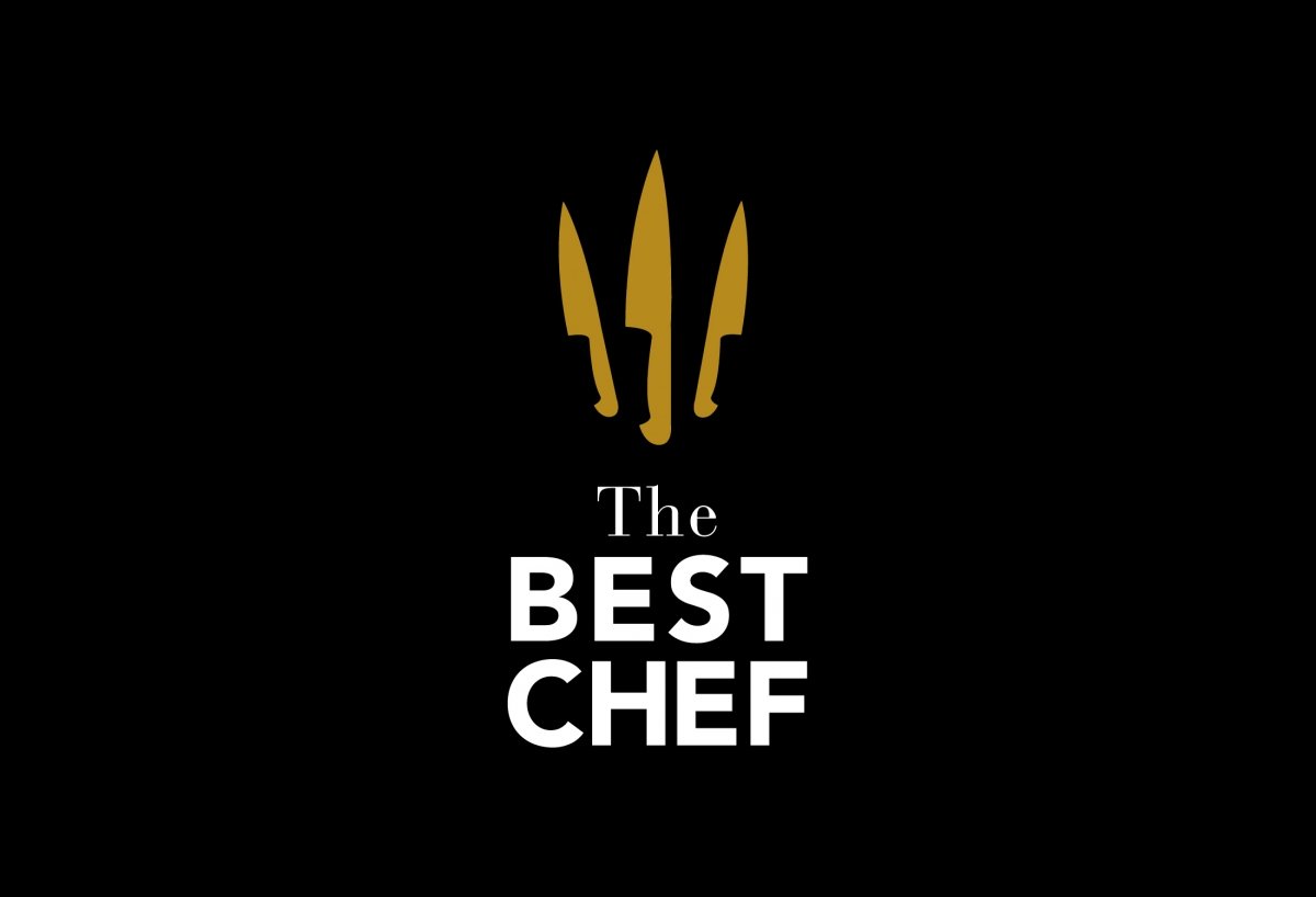 Logotipo de The Best Chefs con los cuchillos que clasifican a los cocineros