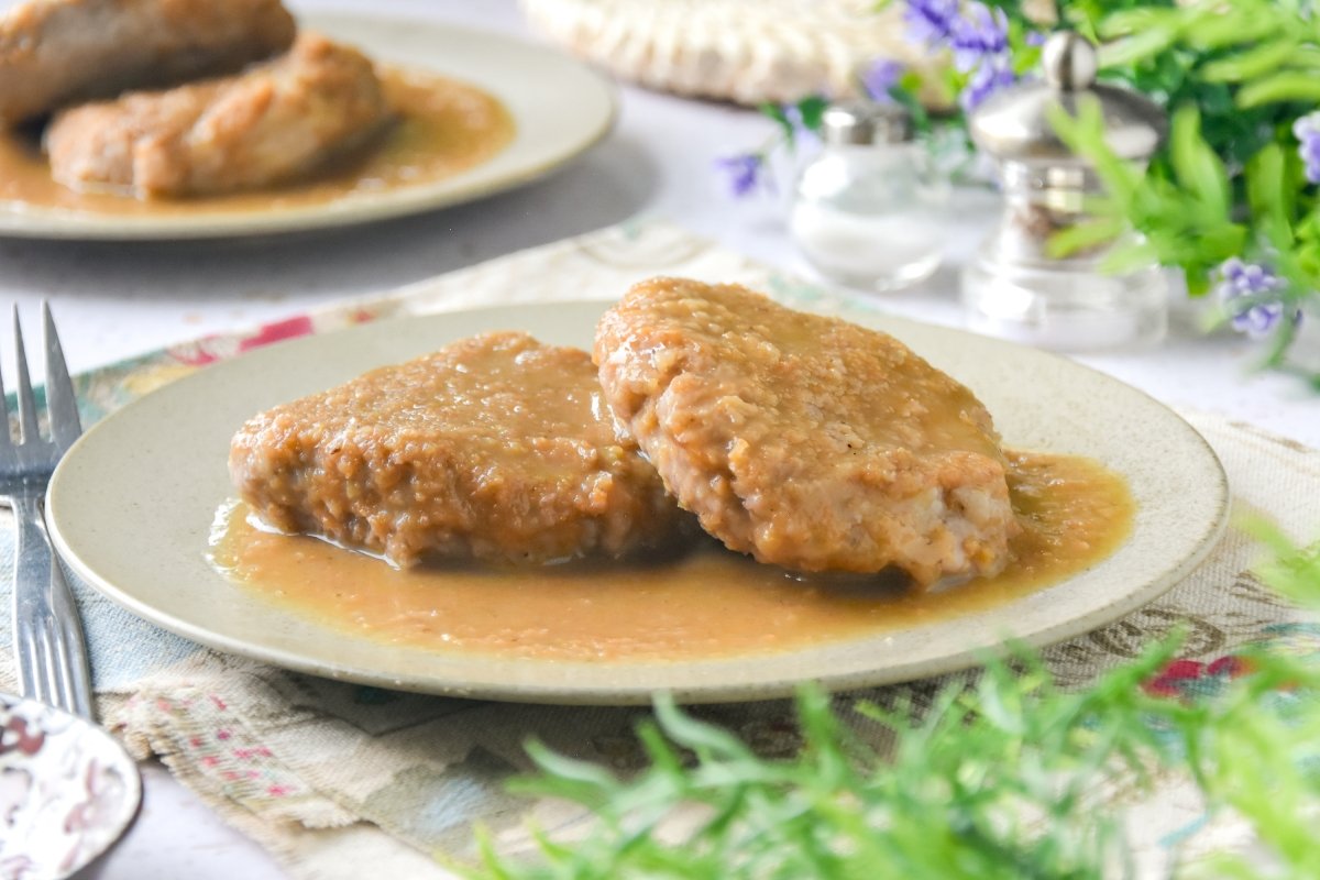 Lomo en salsa de la abuela listo para comer