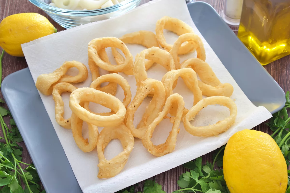 Calamares a la andaluza 5 Los calamares de los calamares a la andaluza fritos