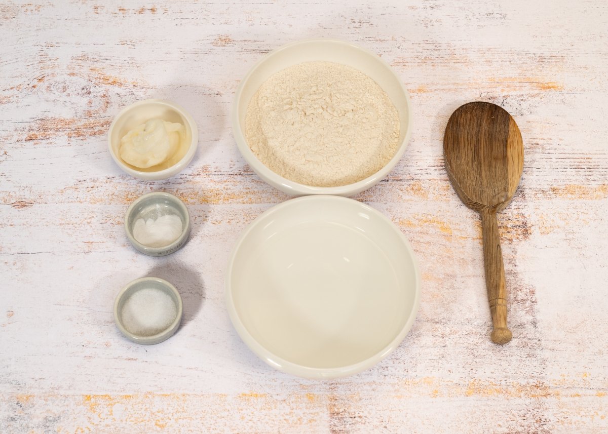 los ingredientes de las tortillas de trigo mexicanas