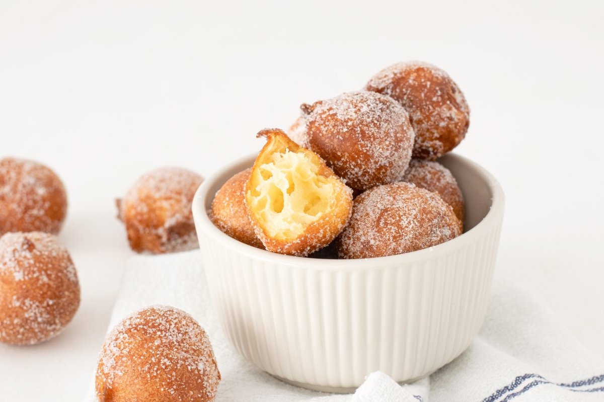 Los típicos buñuelos de viento de Cuaresma