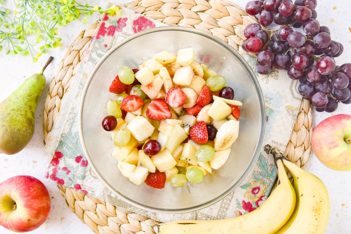 Macedonia de frutas casera