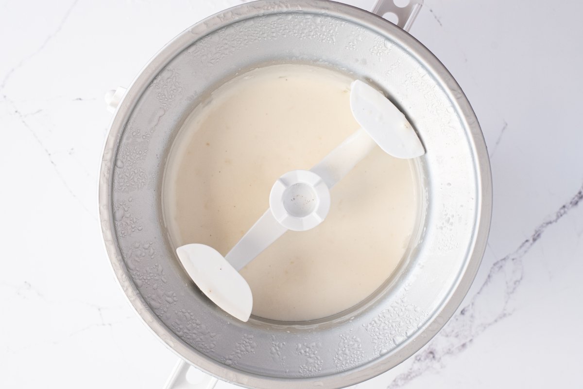 Mantecamos el helado de arroz con leche