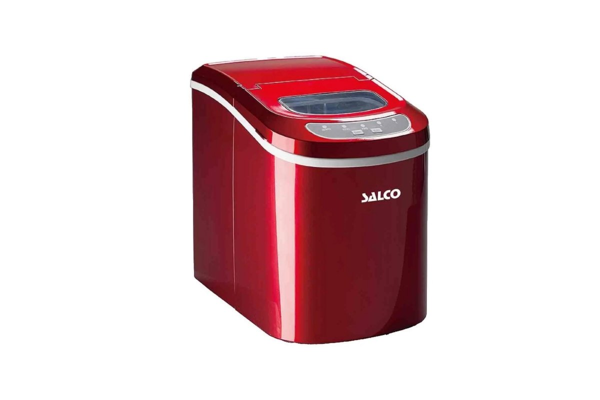 Máquina eléctrica para hacer cubitos de hielo de Salco en color rojo