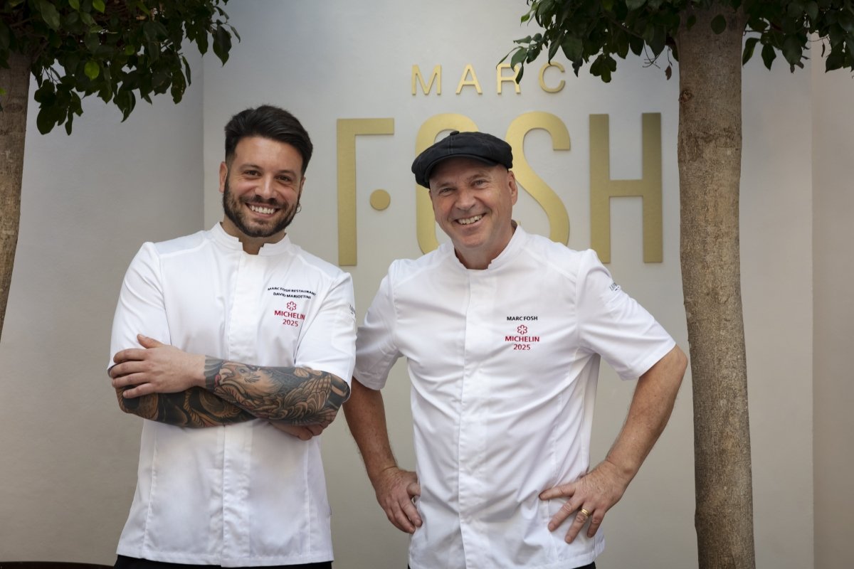 Marc Fosh junto a David Mariottini