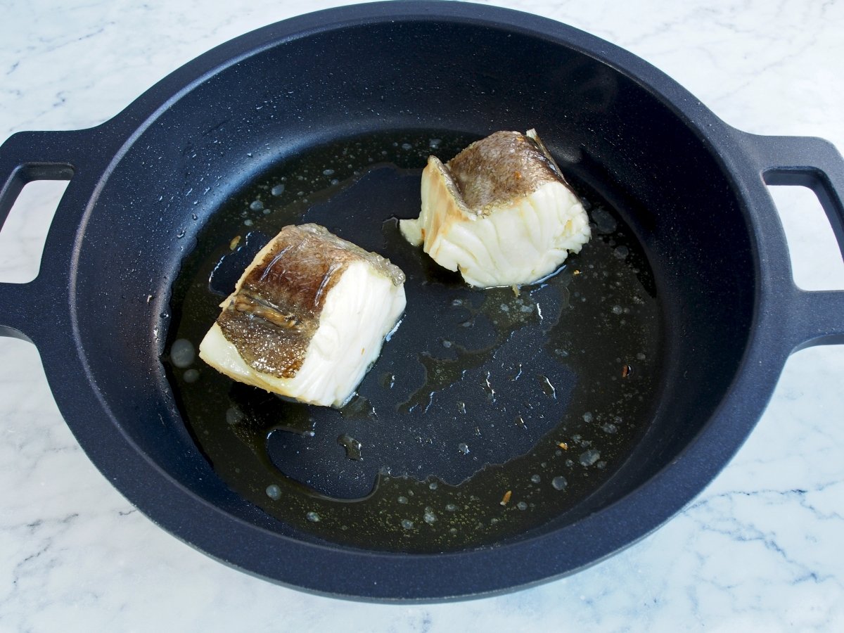 Marcar el bacalao desalado
