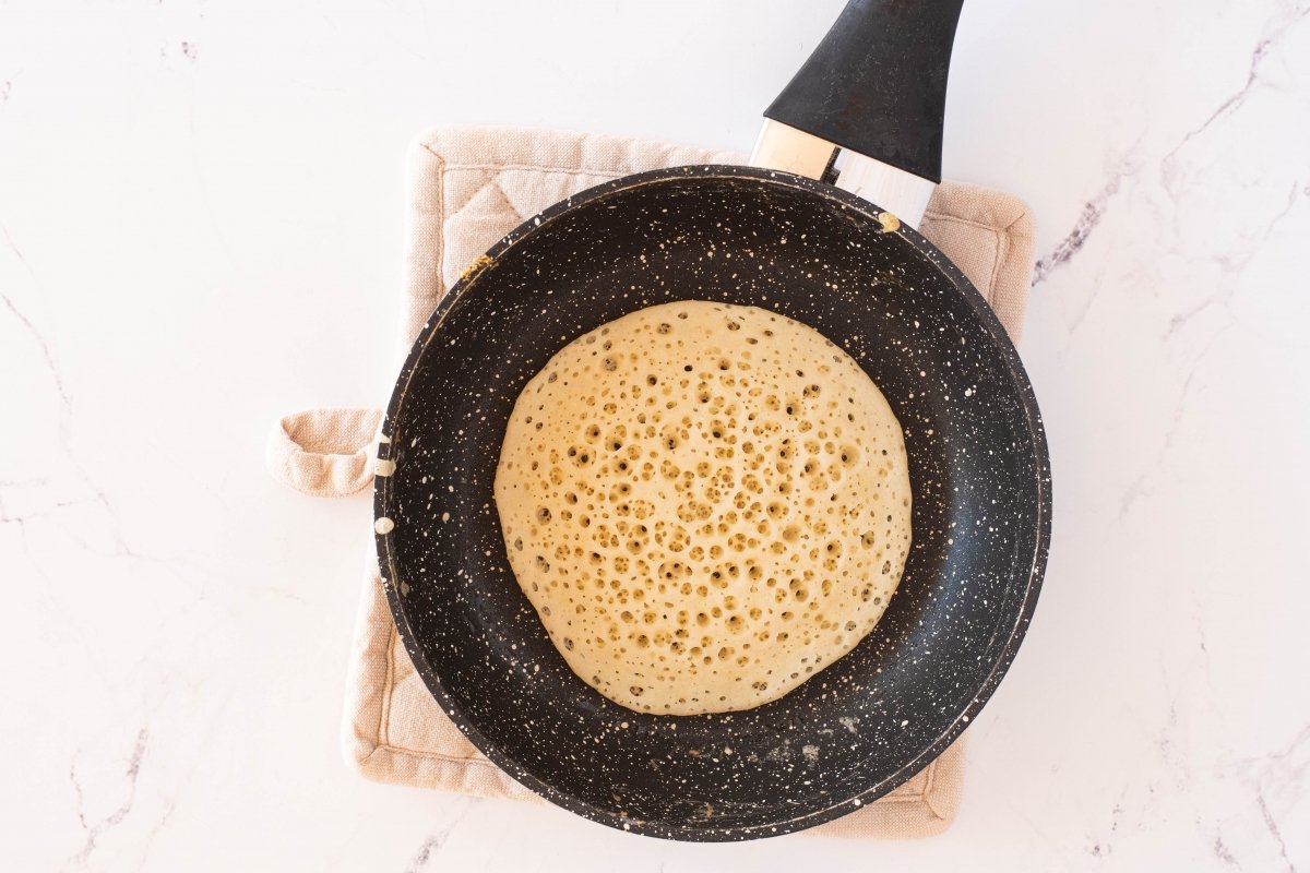 Masa cocinada del baghrir