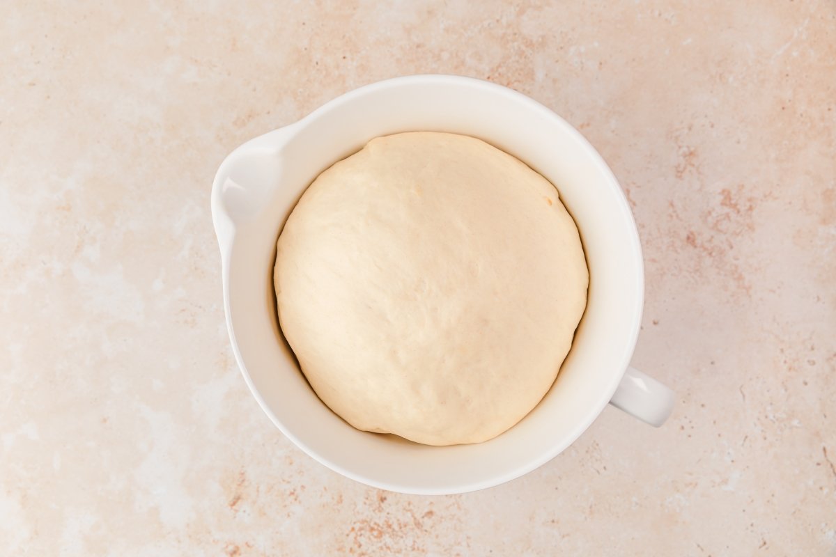 Masa de los donuts con Thermomix post reposo