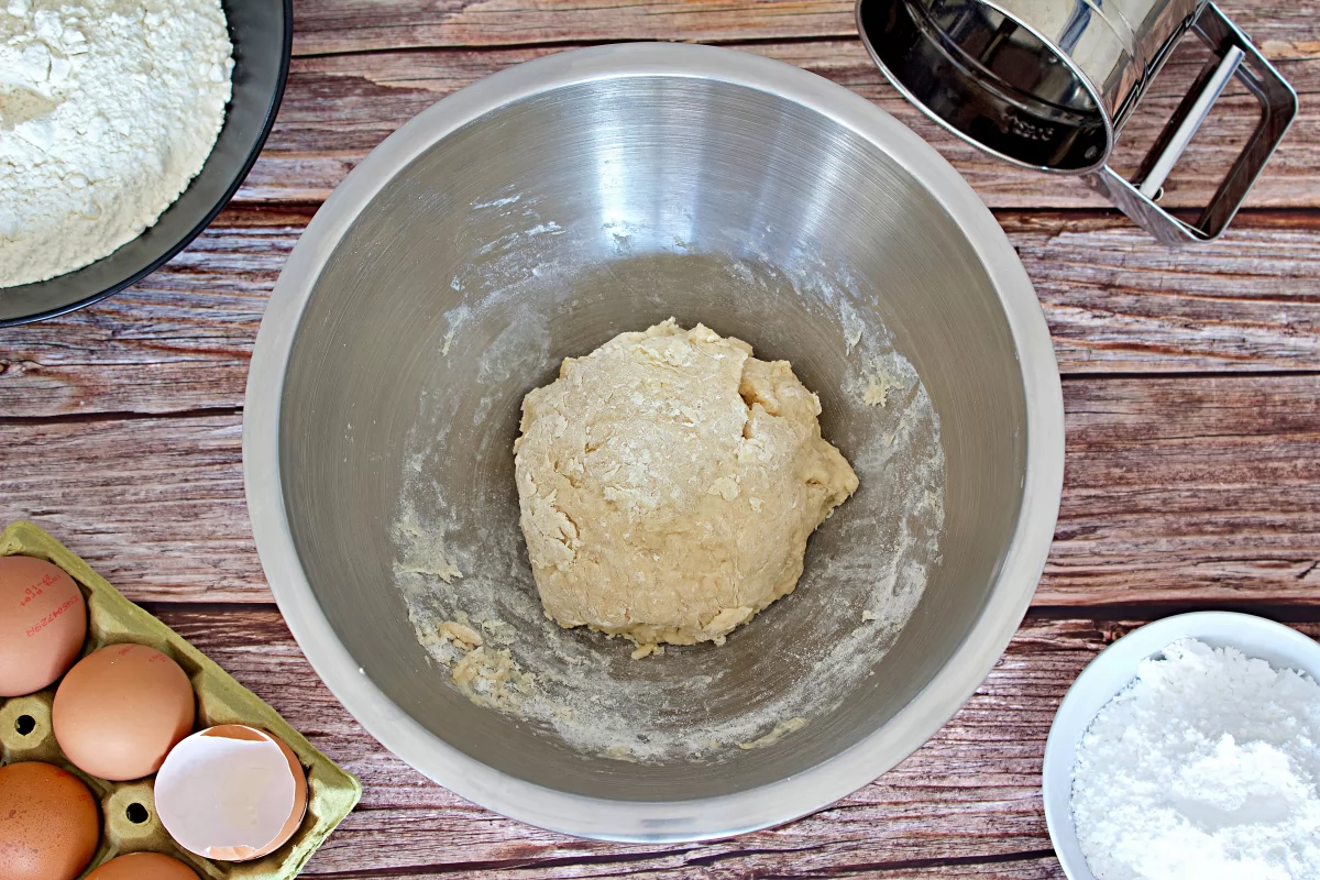 Fartons caseros 4 Masa de los fartons sin la sal ni el aceite