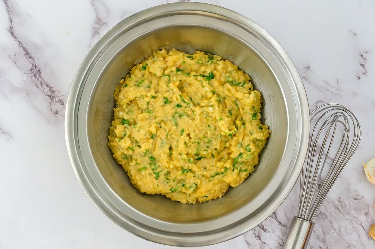 Masa del relleno del cocido maragato