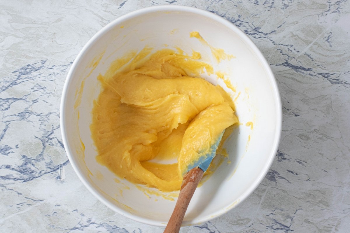 Pâte finale pour profiteroles à la crème