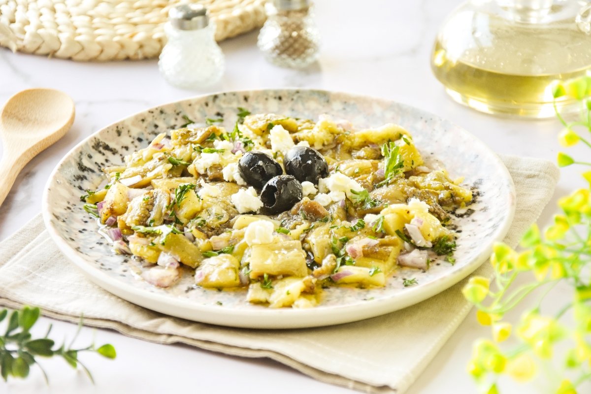 Melitzanosalata casera