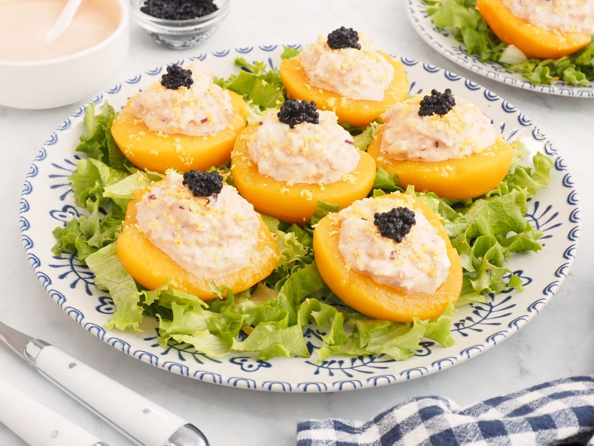 Melocotones rellenos