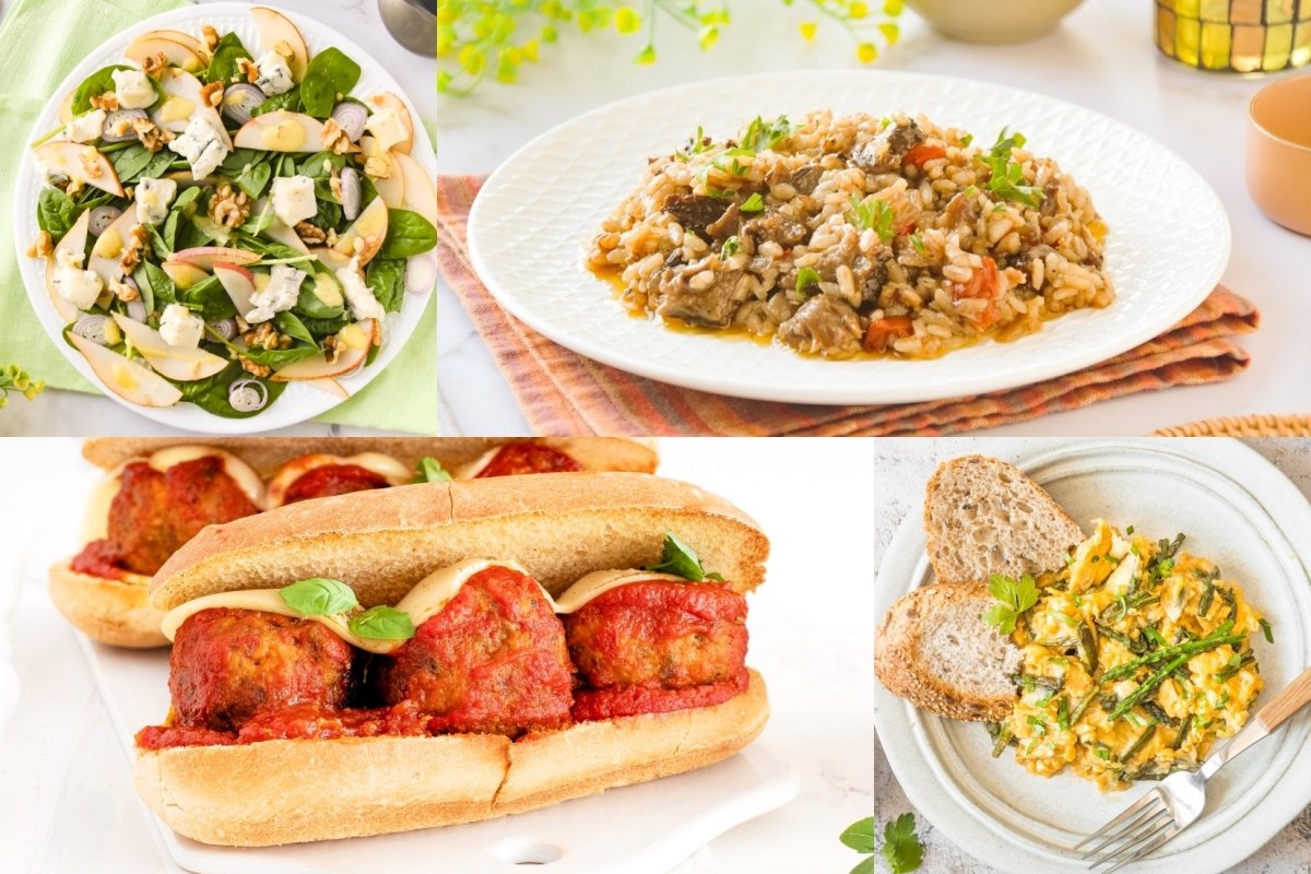 Menú semanal del 6 al 12 de abril