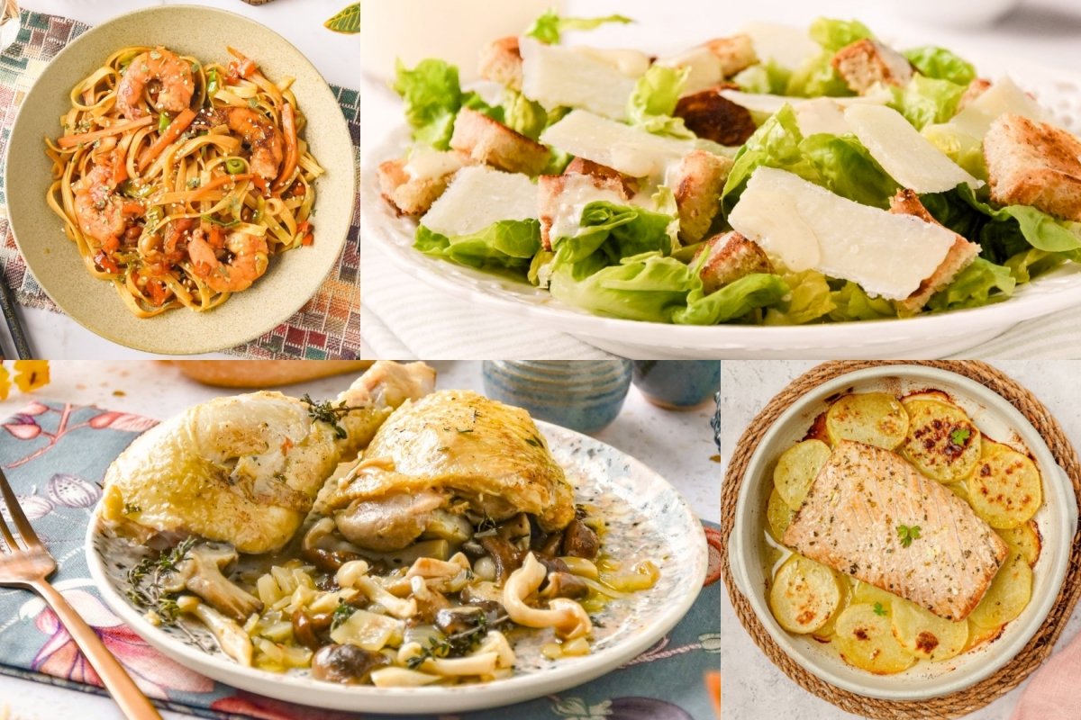 Menú semanal del 6 al 12 de octubre